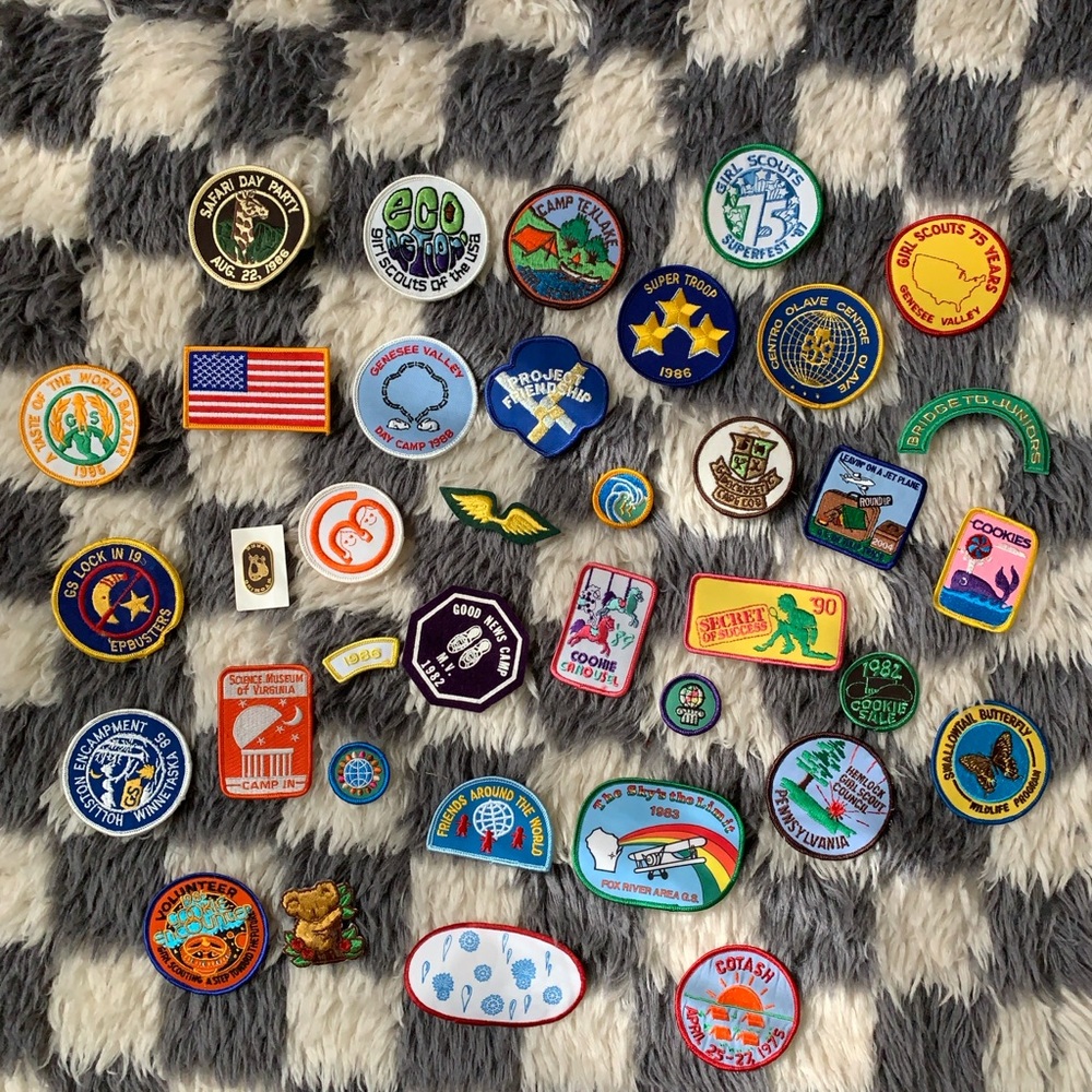 Vintage Girl Scout patches